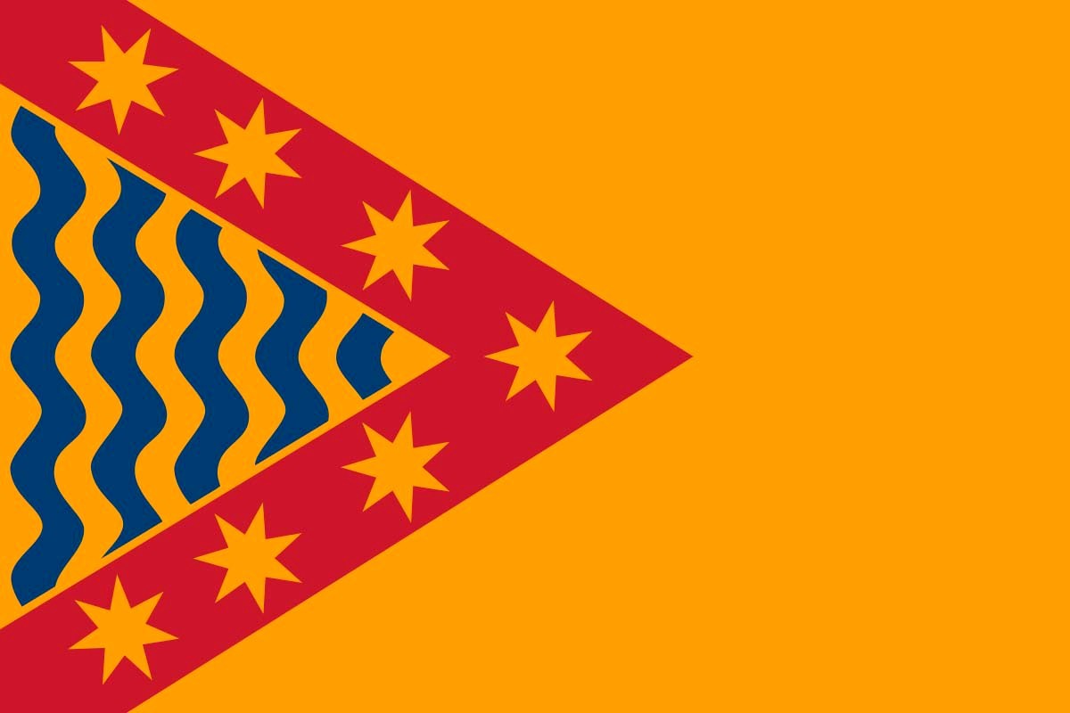 Bandera de mesa de Vega de Tirados Bandera de mesa de Vega de Tirados