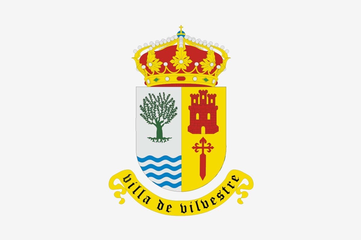 Bandera de mesa de Vilvestre