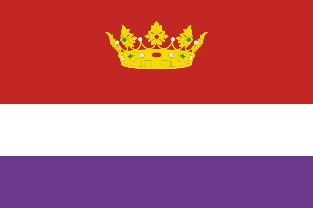 Bandera de mesa de Aldea Real