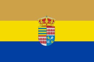 Bandera de mesa de Monterrubio