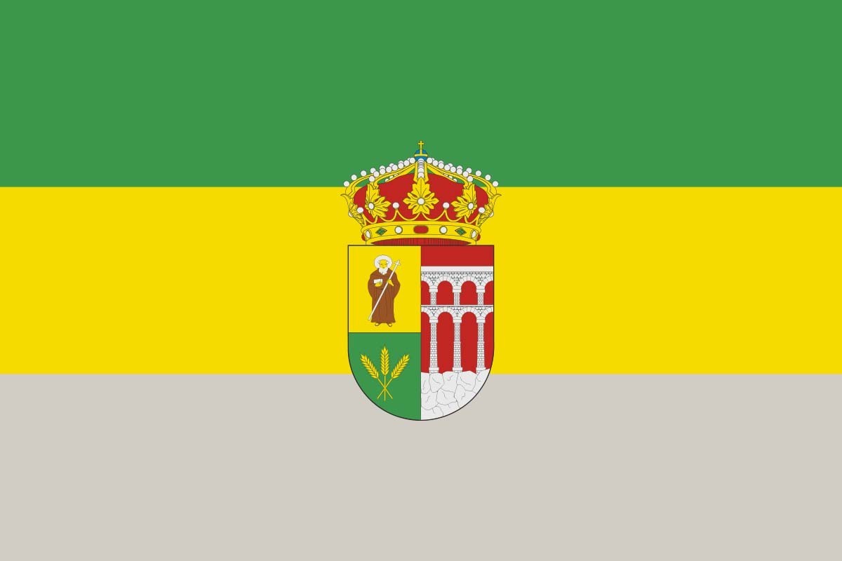 Bandera de mesa de Navas de San Antonio