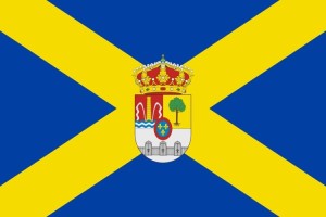 Bandera de mesa de Real Sitio de San Ildefonso