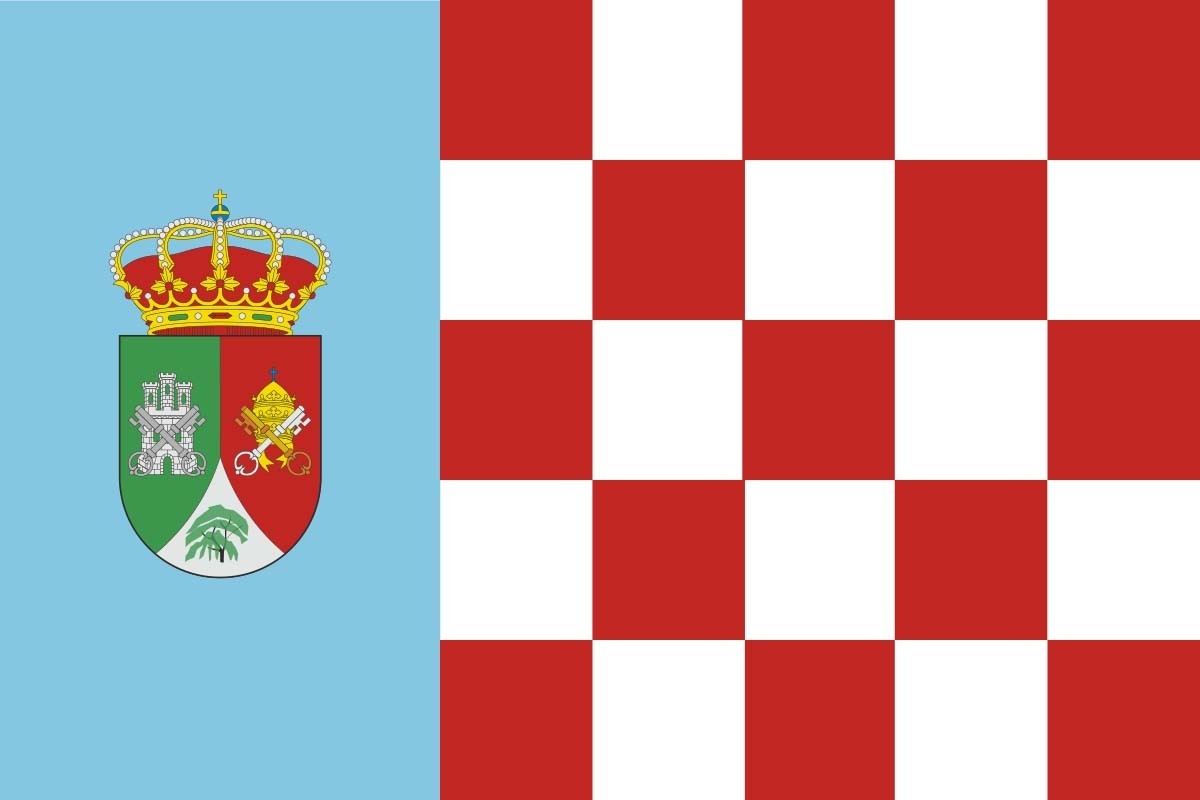 Bandera de mesa de Torre Val de San Pedro