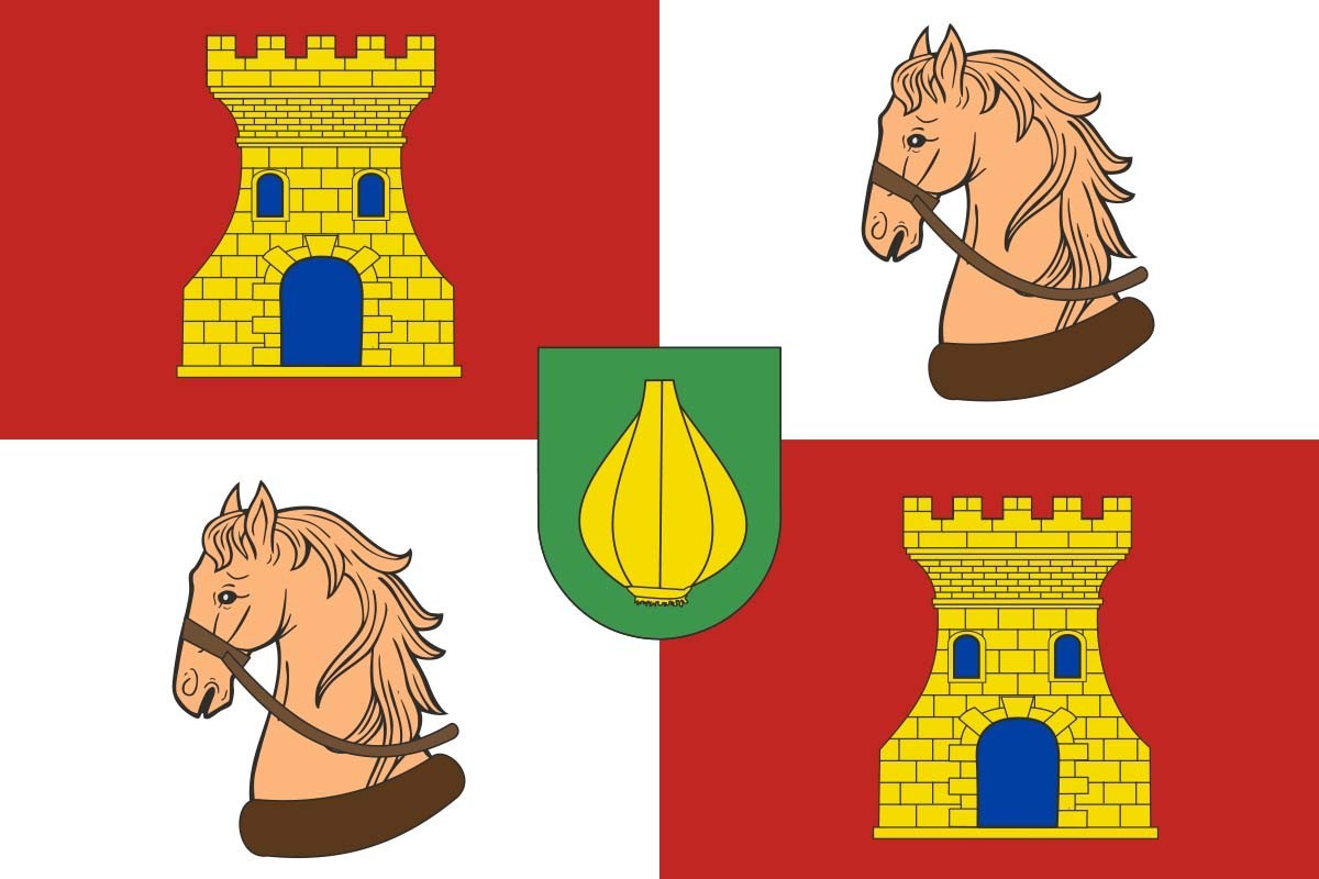 Bandera de mesa de Vallelado Bandera de mesa de Vallelado