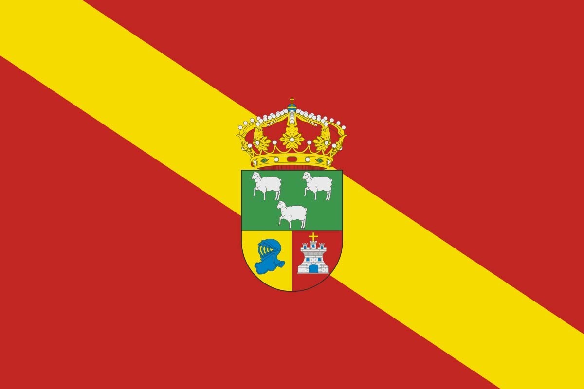 Bandera de mesa de Ventosilla y Tejadilla Bandera de mesa de Ventosilla y Tejadilla
