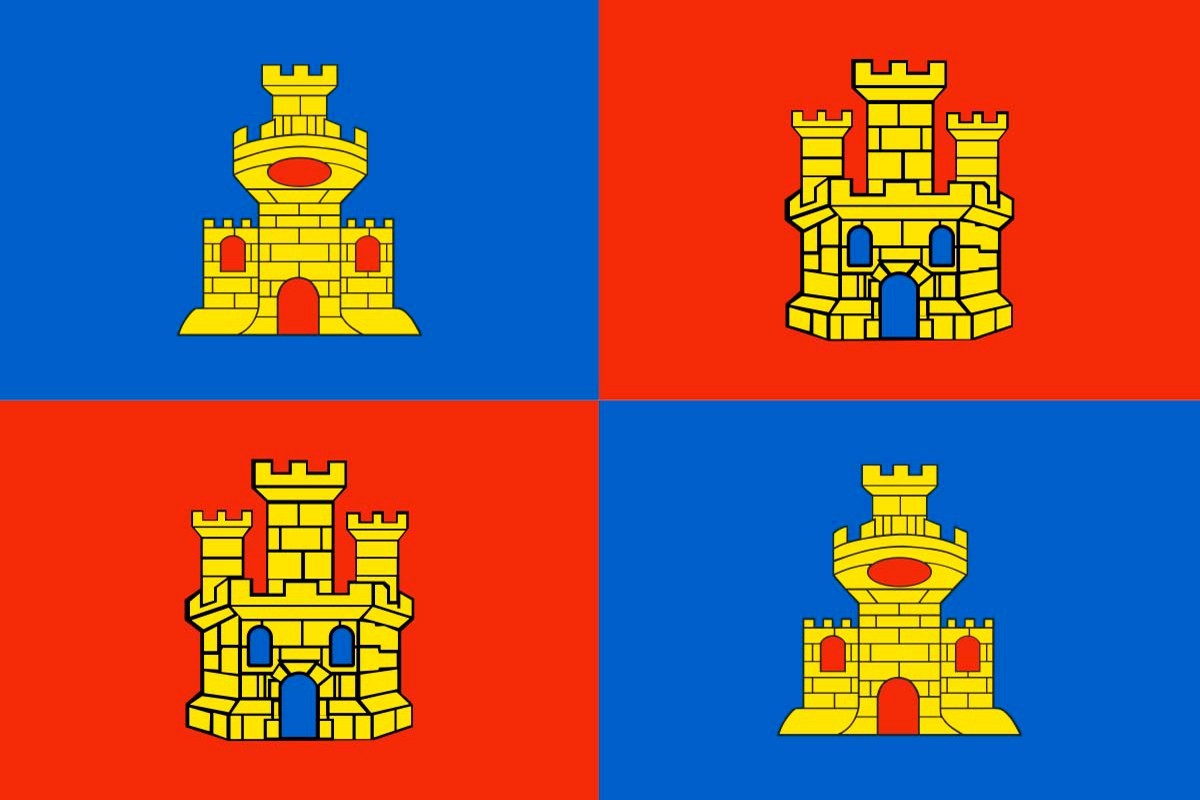 Bandera de mesa de Villacastín