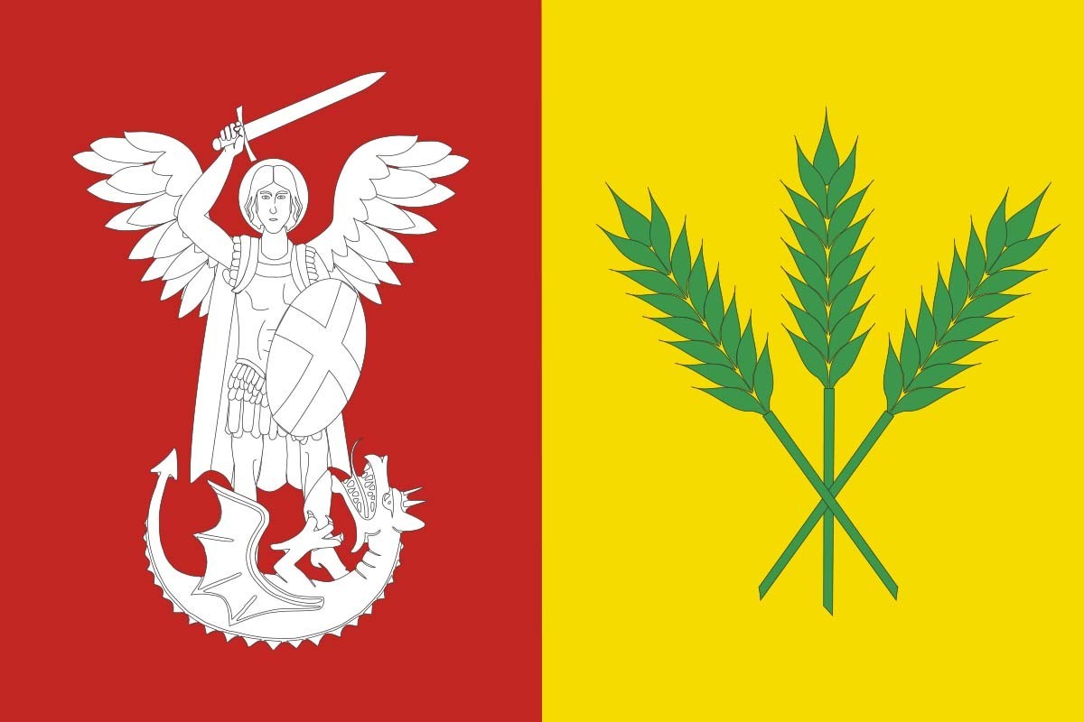 Bandera de mesa de Abezames Bandera de mesa de Abezames