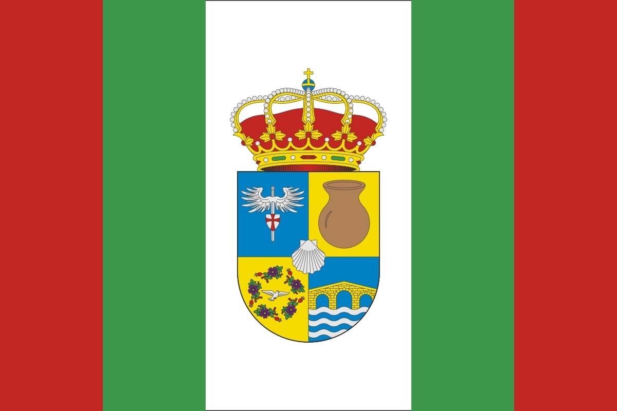 Bandera de mesa de Calzadilla de Tera