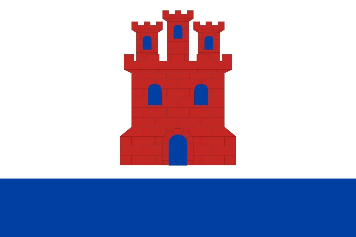 Bandera de mesa de Fermoselle Bandera de mesa de Fermoselle