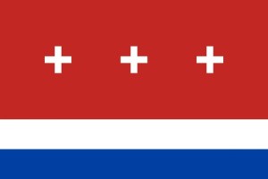 Bandera de mesa de San Cristóbal de Entreviñas