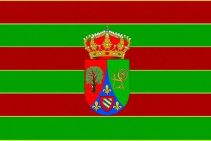 Bandera de mesa de Santa María de Valverde
