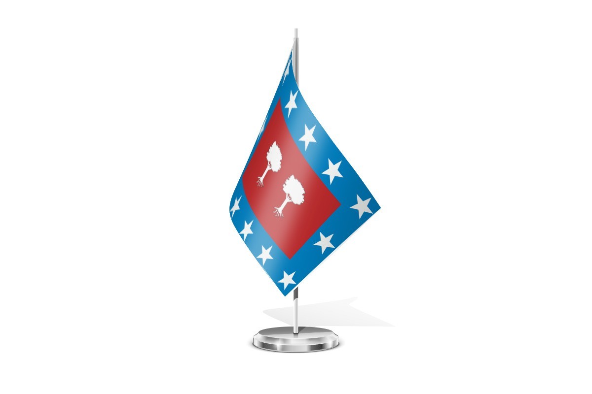 Bandera de mesa de Camporredondo