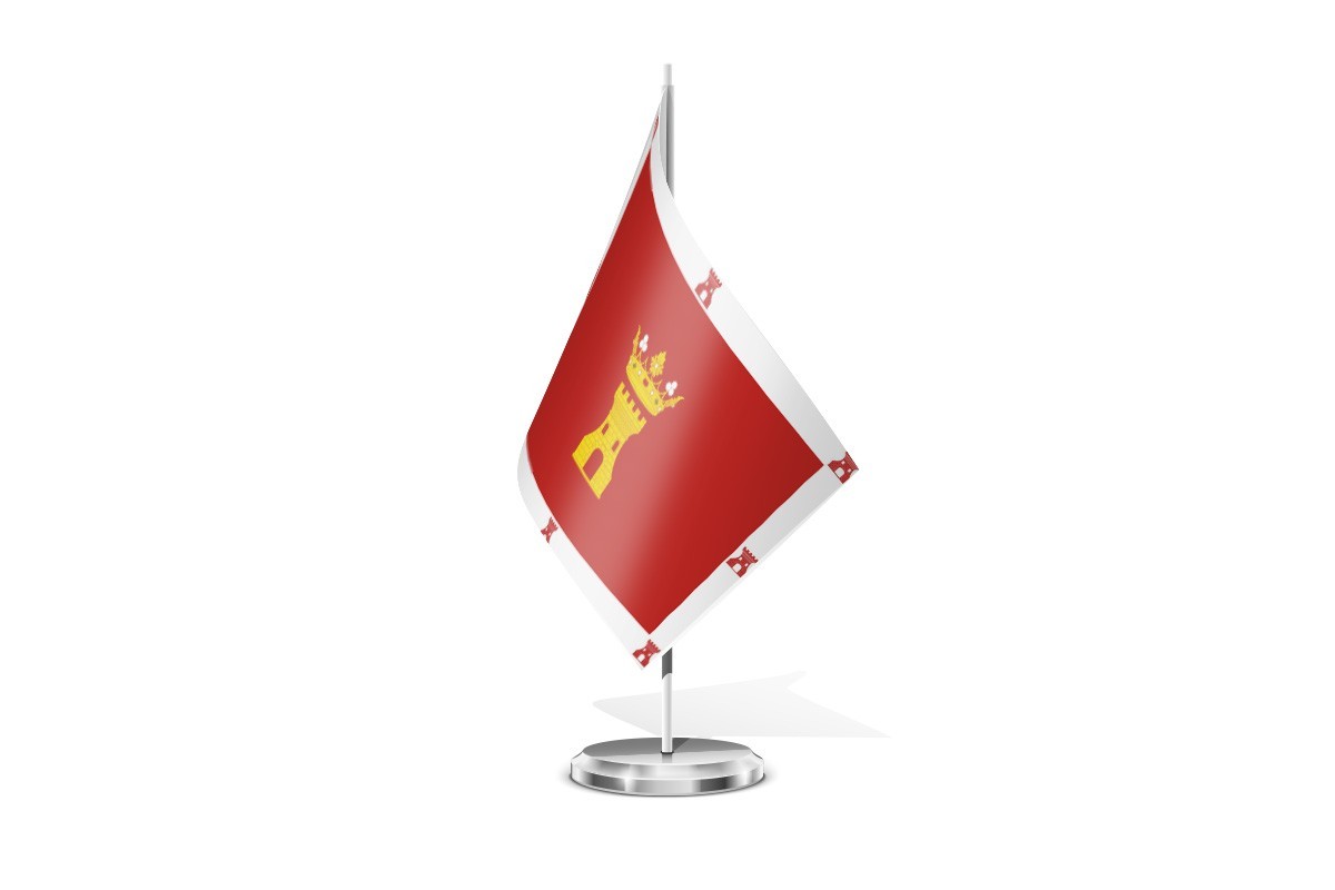 Bandera de mesa de Canalejas de Peñafiel