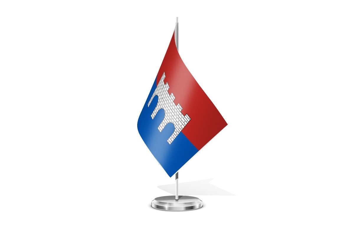 Bandera de mesa de Castronuevo de Esgueva