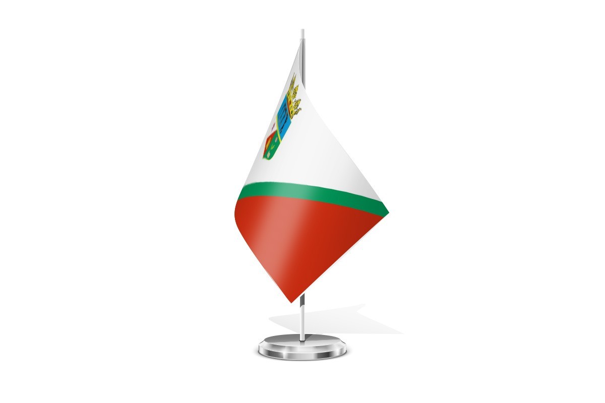 Bandera de mesa de Ceinos de Campos