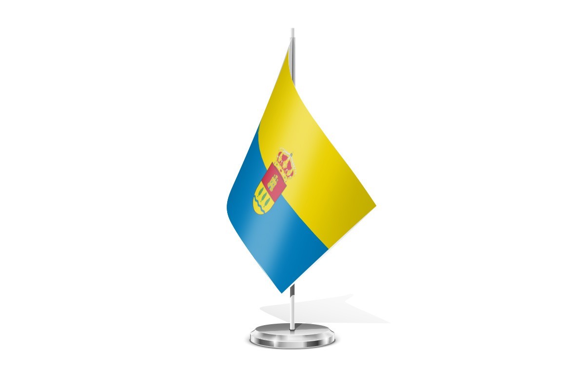 Bandera de mesa de Geria