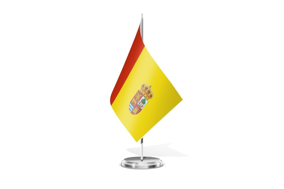 Bandera de mesa de Hornillos de Eresma