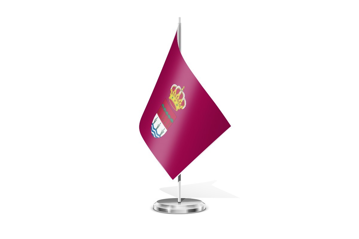 Bandera de mesa de Laguna de Duero