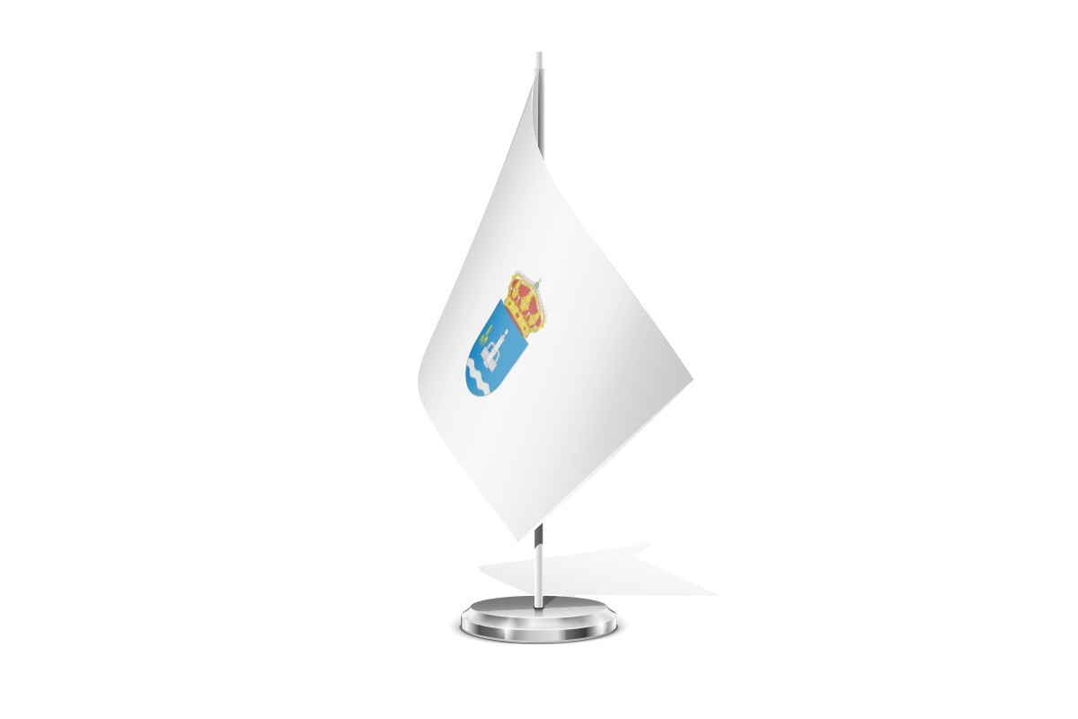 Bandera de mesa de Lomoviejo