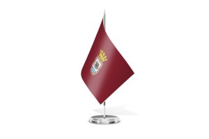 Bandera de mesa de Santibáñez de Valcorba 123