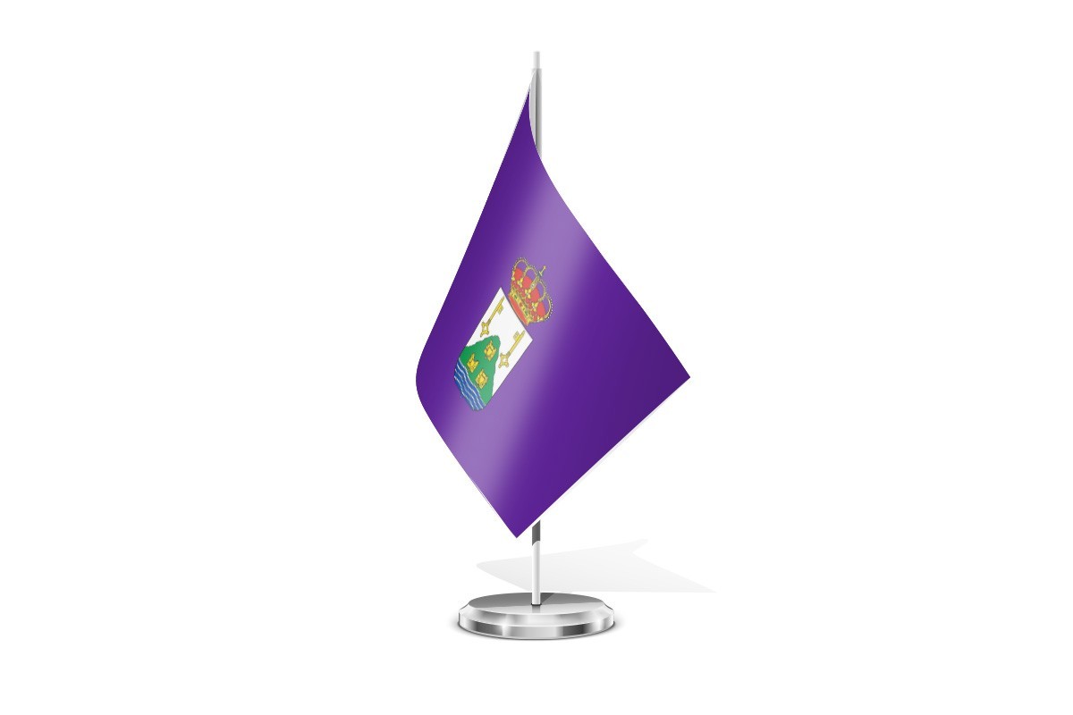 Bandera de mesa de Tordesillas