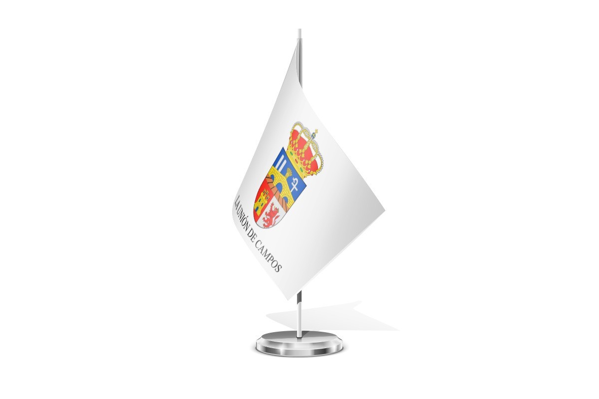 Bandera de mesa de Unión de Campos