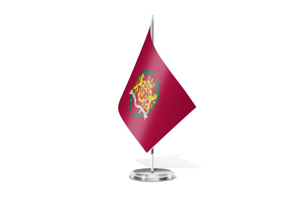 Bandera de mesa de Valladolid