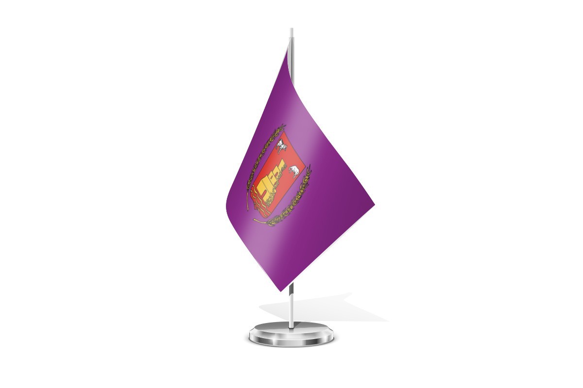 Bandera de mesa de Villabrágima