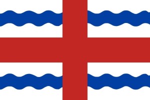 Bandera de mesa de Cubillas de Santa Marta