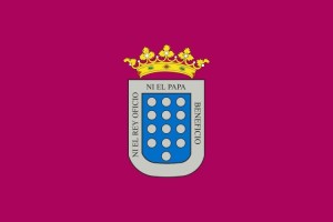 Bandera de mesa de Medina del Campo