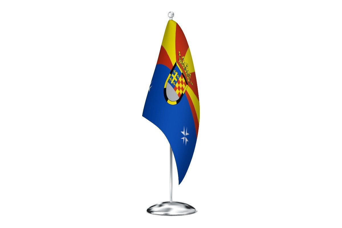 Bandera de despacho de Lalueza de alta calidad