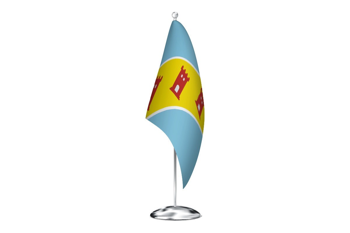 Bandera de despacho de San Miguel del Cinca de alta calidad