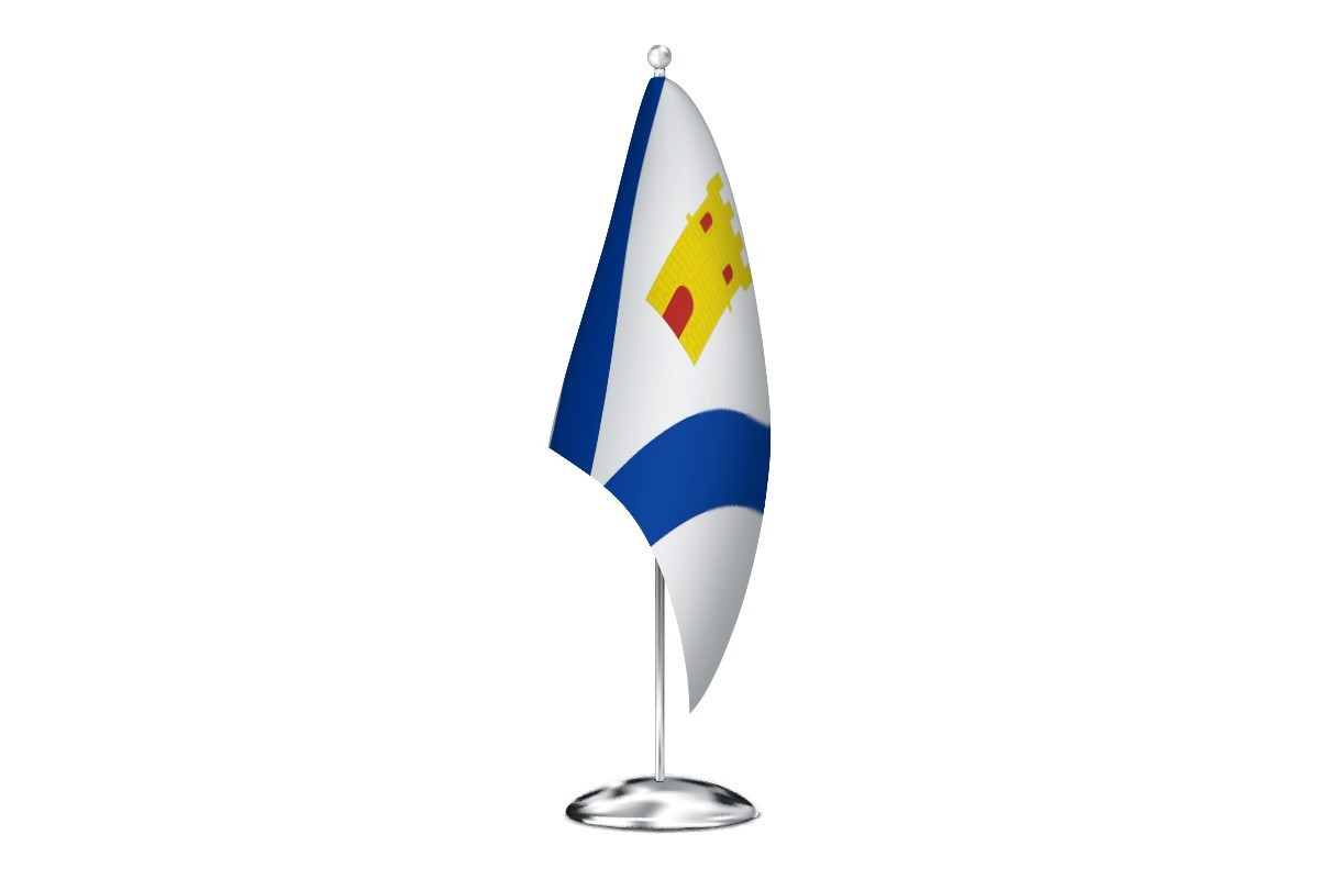 Bandera de despacho de Secastilla de alta calidad