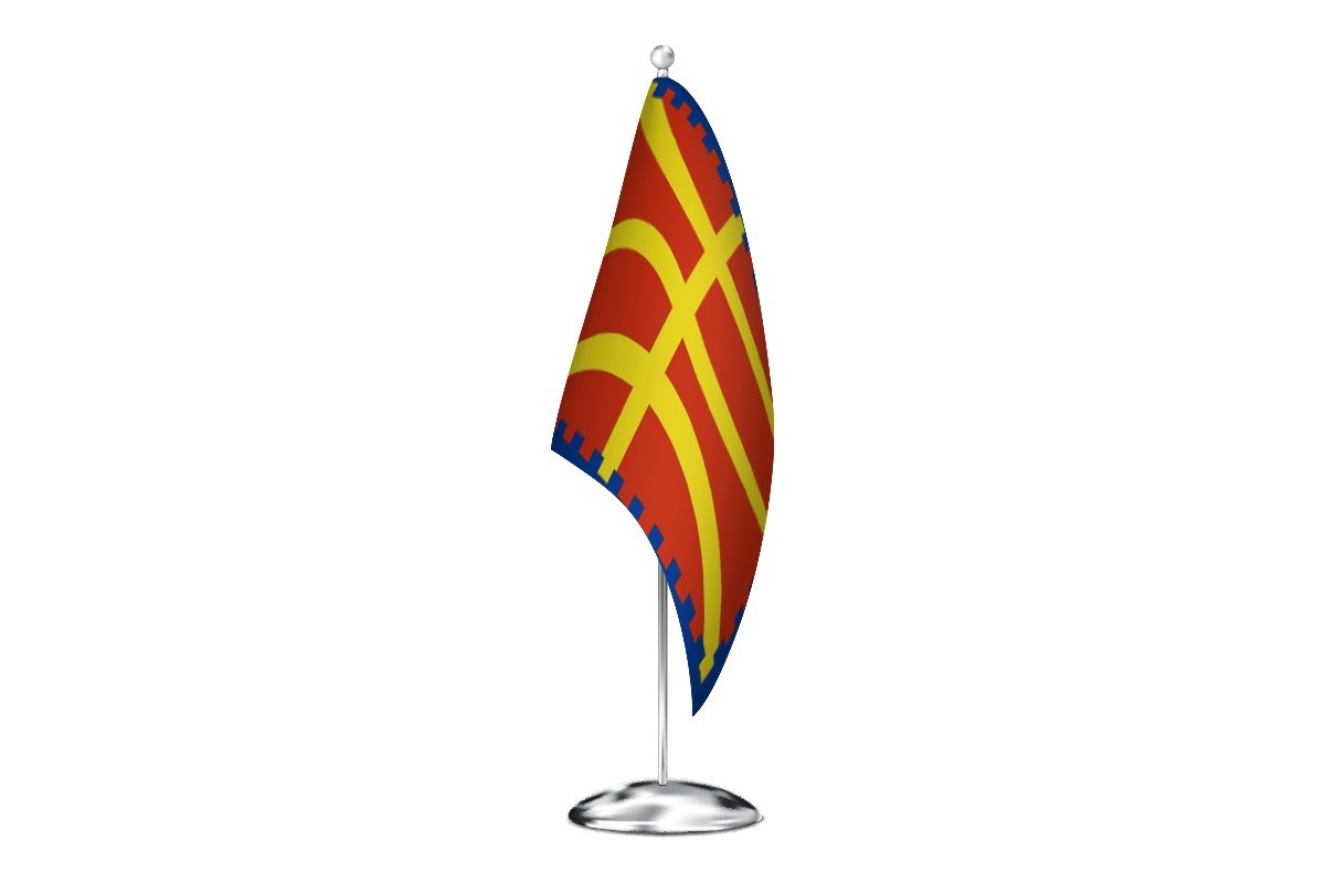 Bandera de despacho de Bujaraloz de alta calidad