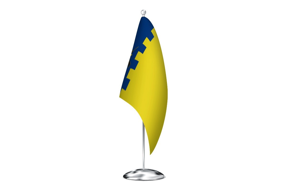 Bandera de despacho de Cabañas de Ebro de alta calidad