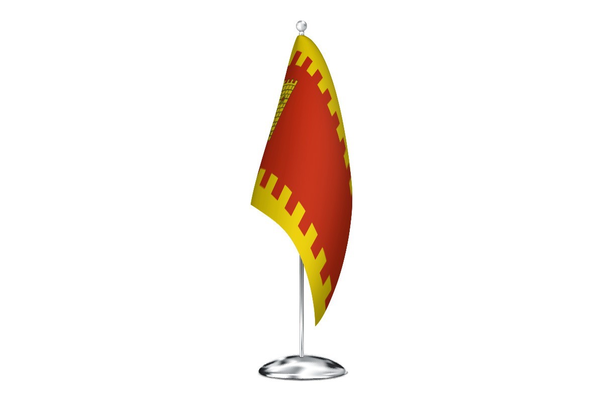 Bandera de despacho de Langa del Castillo de alta calidad
