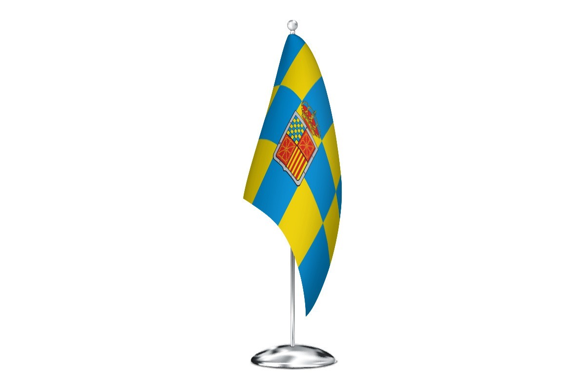 Bandera de despacho de Lécera de alta calidad