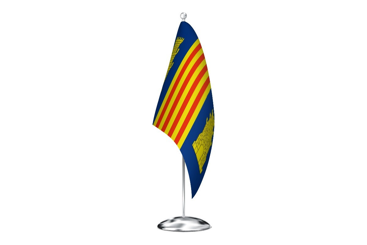 Bandera de despacho de Magallón de alta calidad