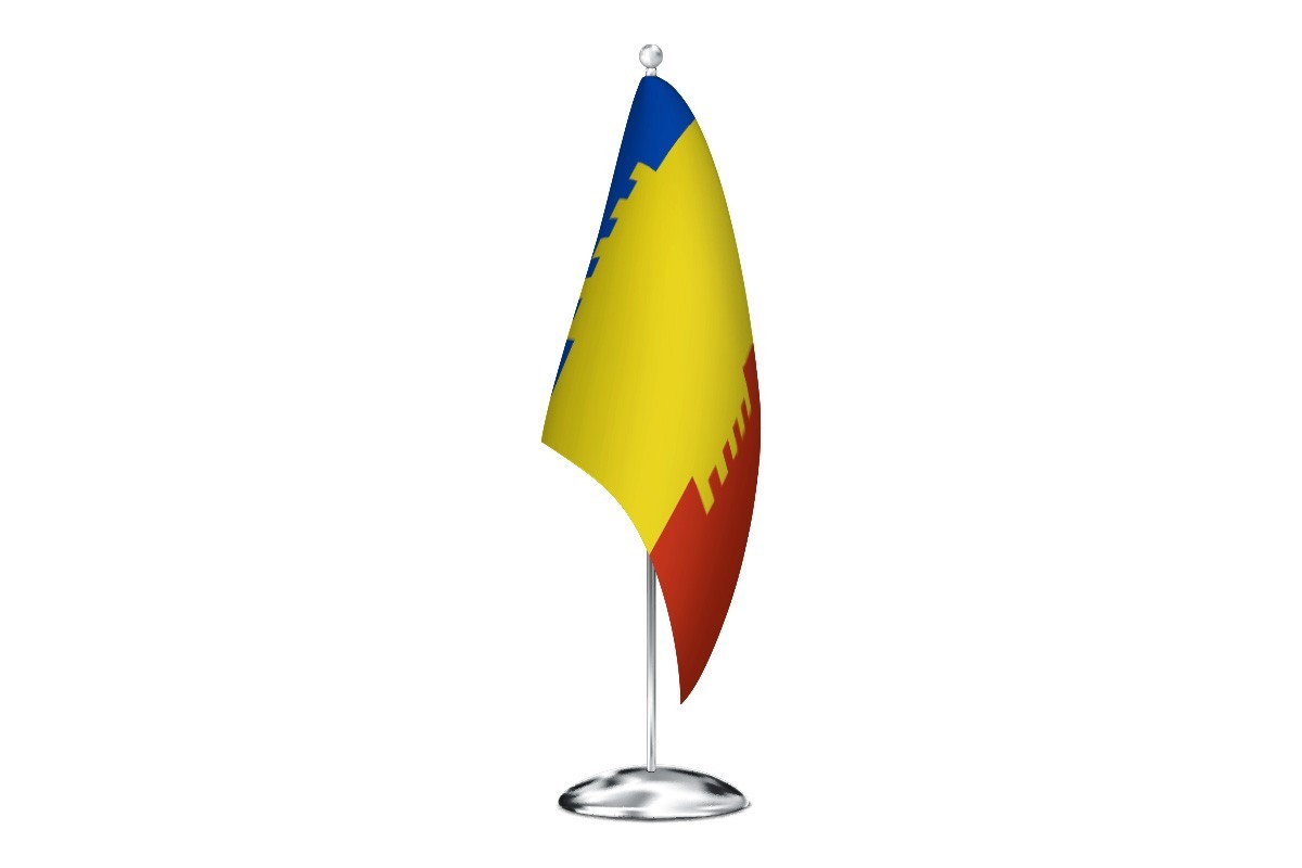 Bandera de despacho de Murillo de Gállego de alta calidad