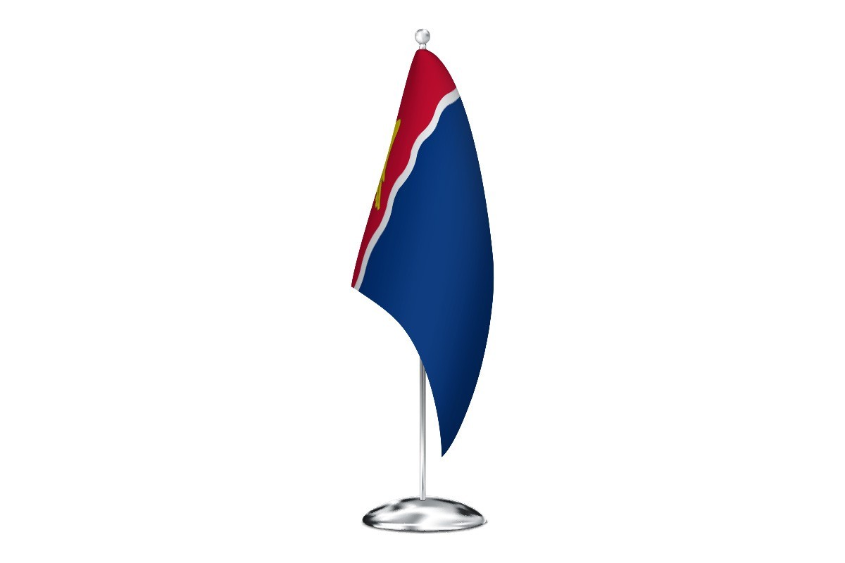 Bandera de despacho de Plasencia de Jalón de alta calidad