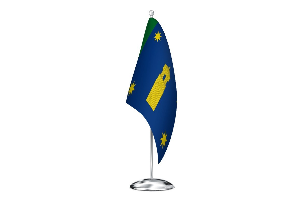 Bandera de despacho de Pradilla de Ebro de alta calidad