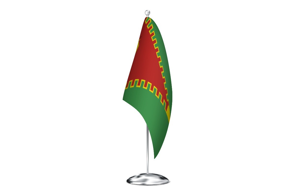 Bandera de despacho de Ruesca de alta calidad