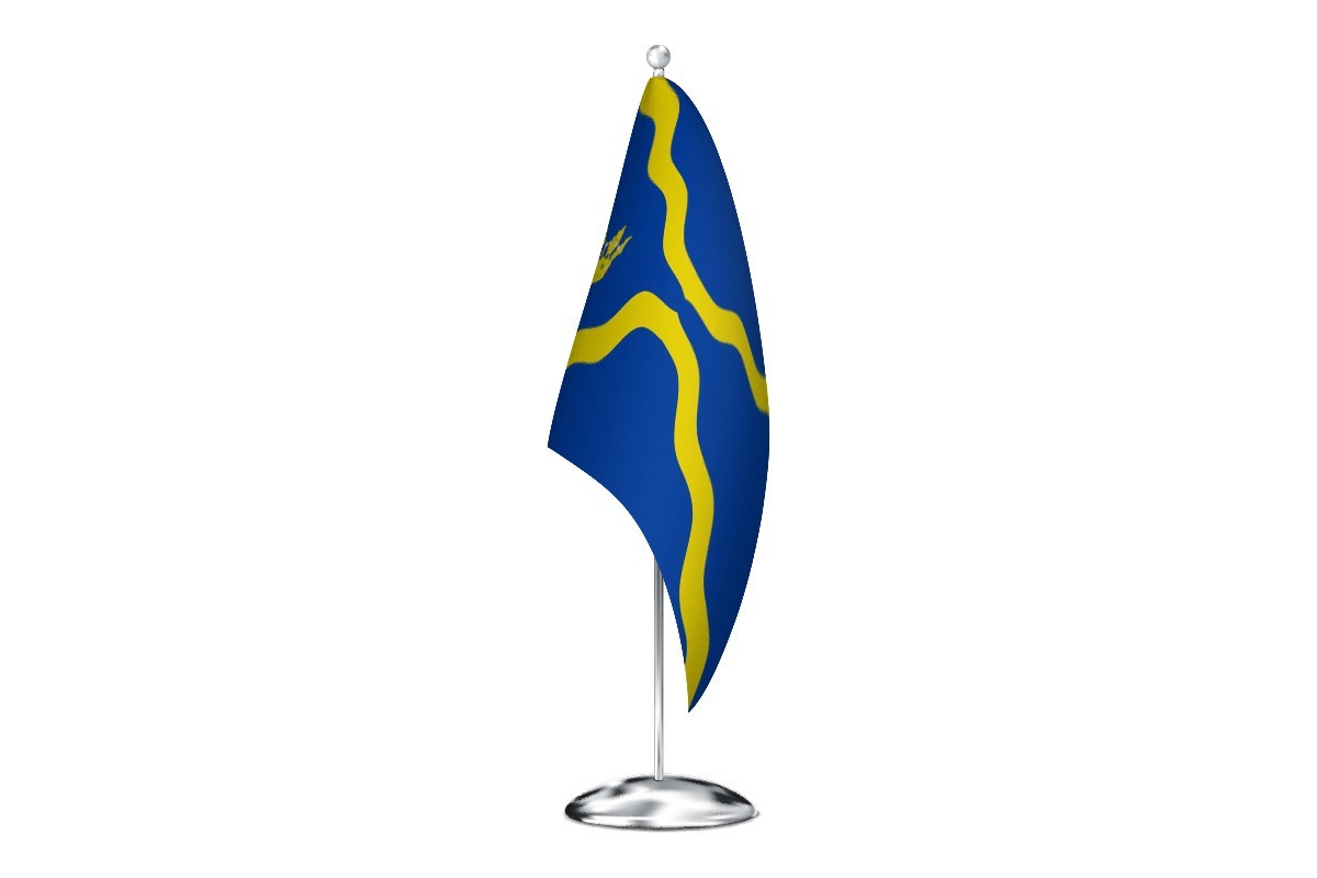 Bandera de despacho de Undués de Lerda de alta calidad