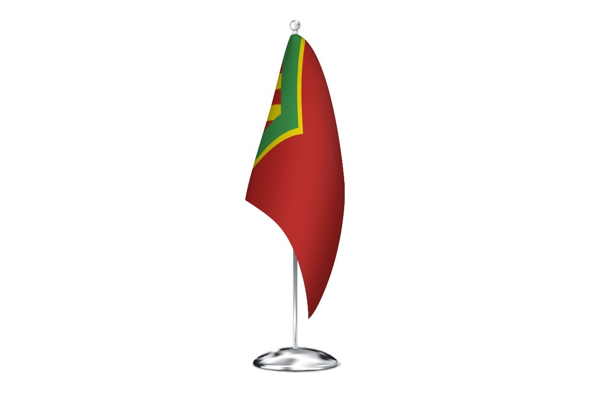 Bandera de despacho de Val de San Martín de alta calidad