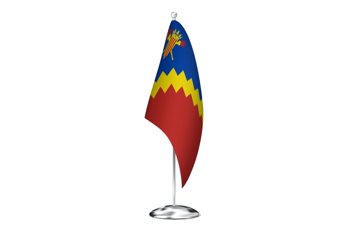 Bandera de despacho de Valdehorna de alta calidad