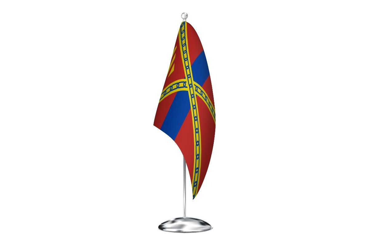 Bandera de despacho de Villar de los Navarros de alta calidad