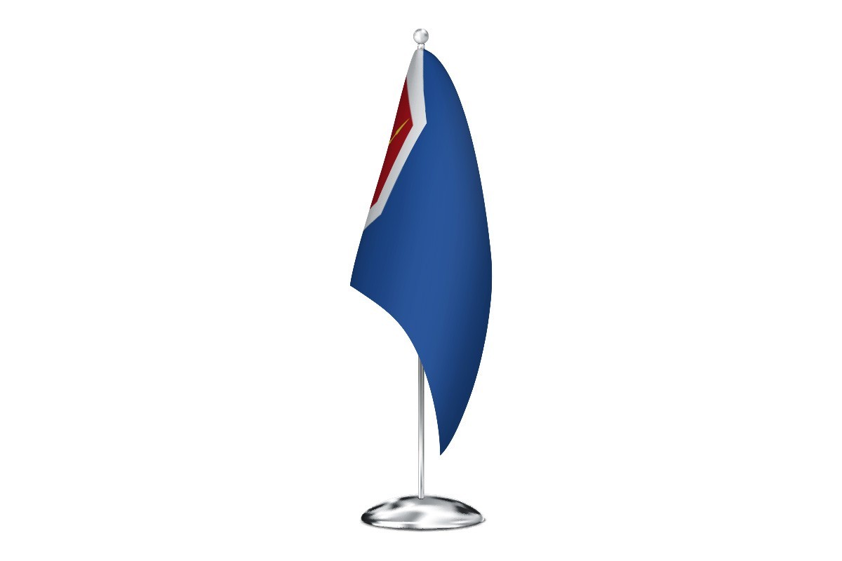 Bandera de despacho de Azaila de alta calidad