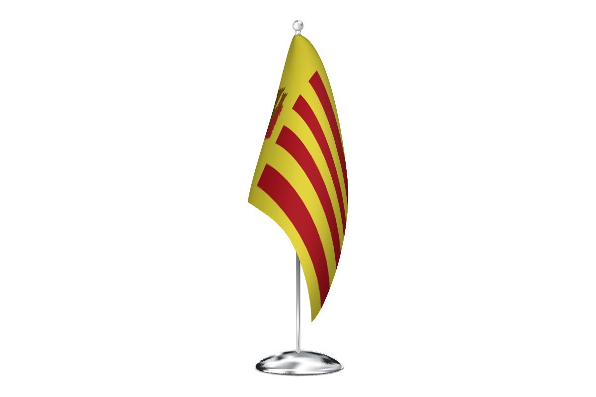 Bandera de despacho de Báguena de alta calidad