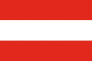 Bandera de Austria sin escudo de alta calidad para exterior 123