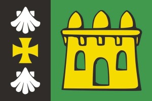 Bandera de Castrelo do Val de alta calidad para exterior 123